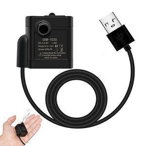 Pompe per acqua USB mini filtro per <span class=keywords><strong>acquario</strong></span> fai-da-te pompa per motore Brushless a basso rumore accessori per acquari ciclo di acqua sommergibile per animali domestici - Product Image 1