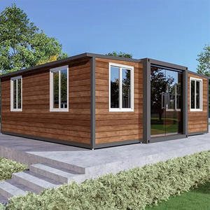 Prêt à emménager Maison en conteneur extensible moderne préfabriquée de 40 20 pieds Villa préfabriquée de 2 3 4 5 chambres à coucher Maison portable - Product Image 1