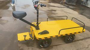 CE Factories Selling Lights and Guardrail Flatbed Handing Hand <b>Trolley</b> Electric <b>Platform</b> Warehouse Cargo Cart <b>Trolley</b> - Product Image 6