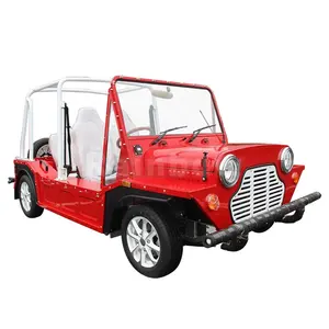 Rainbow Made In China Long Range 4 Passengers Mini Moke New Energy Vehicle Electric Car Classic Moke Car