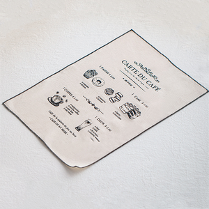 Paños de Cocina de Lino y Algodón Natural Reutilizables y Personalizables, Servilletas de Lujo para Restaurantes, Cafeterías y Pastelerías - Product Image 2