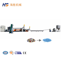 Granulateur de plastique certifié CE pour la recyclage des déchets de sacs tissés, extrudeuse de balles, exportateur