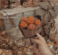 Vente en gros d'usine, fleurs de rose au crochet faites à la main, fournitures de mariage, Saint-Valentin, style classique, cadeau écologique