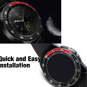 Kim Loại <span class=keywords><strong>Bezel</strong></span> Vòng Khung Trường Hợp Phim Glass Bảo Vệ Màn Hình Bìa Đối Với <span class=keywords><strong>Samsung</strong></span> Gear <span class=keywords><strong>S3</strong></span> Galaxy Đồng Hồ Huawei Honor Ma Thuật Gt 2 Gt2 46Mm - Product Image 5