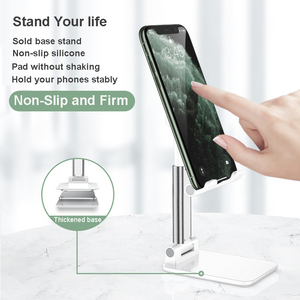 Desktop Aluminum Mobile Phone Holder Foldable <strong>Table</strong> Smartphone Stand <strong>Lazy</strong> Flexible Smartphone Support Holder - Product Image 4