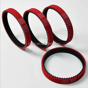 Sabuk Sinkron Film Tarik Vakum dengan Lapisan Karet Vulkanisir Merah Impor Tanpa Sambungan untuk Mesin Pengemasan VFFS - Product Image 3