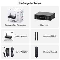 Üretici toptan elektrik H50 kablosuz Stereo amplifikatör 2x50w destek Spotify & Airplay2 yüksek kaliteli ev amplifikatör
