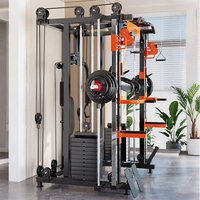 WENDY Smith Machine : Équipement de fitness multifonctionnel et complet avec rack à squats et gantry, pour usage domestique et commercial