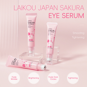 LAIKOU ซากุระ เอสเซนส์ลดเลือนริ้วรอยรอบดวงตา วิตามินซี เซรั่มบำรุงผิวหน้า ผสมไฮยาลูรอนิค แอซิด ช่วยให้ผิวกระจ่างใส - Product Image 2