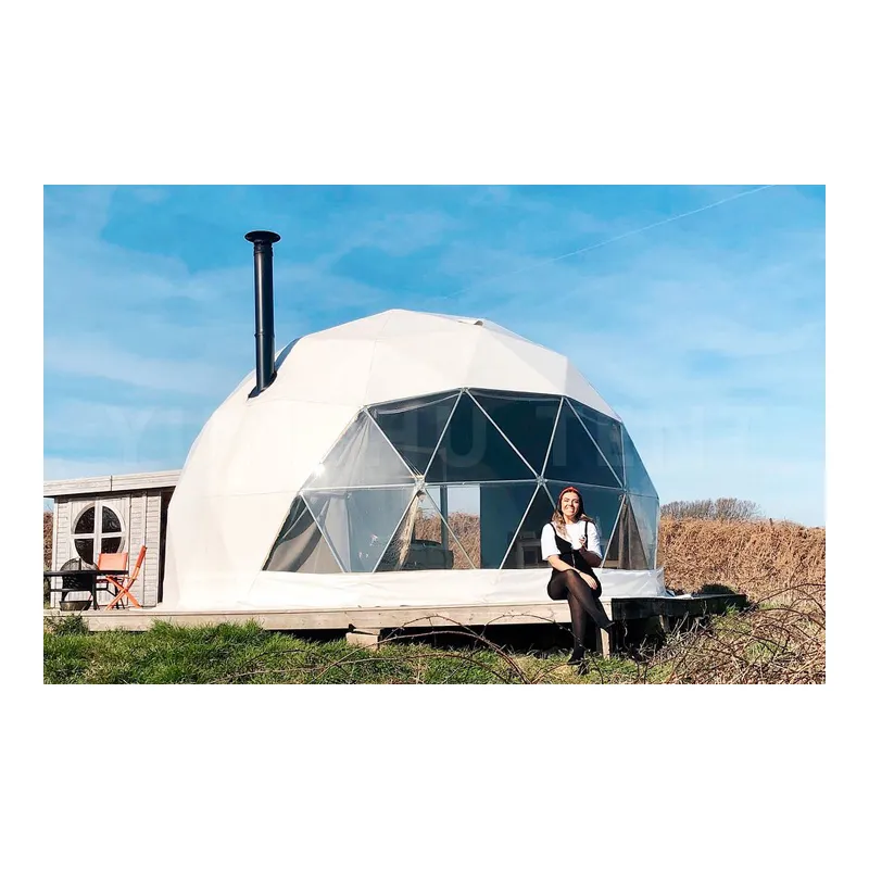 4/5m Diameter Dome Tent Glamping Geodesic House Tent Glamping Prices