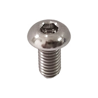 Baut Titanium GR5 M3*6mm, Baut Kepala Tombol Hex Socket CNC, Harga Pabrik, Sekrup Allen Setengah Bulat