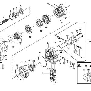 Moteur oscillant de haute qualité pour excavatrice EC300D EC300E M5X180 14633636 VOE14633636 Pièces de rechange pour dispositif rotatif pour Volvo Belparts - Product Image 6