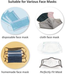 China fabricante al por mayor lápiz <span class=keywords><strong>labial</strong></span> <span class=keywords><strong>Protector</strong></span> de silicona de grado de alimentos 3D cara máscara marco interior soporte - Product Image 3