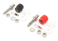 Connecteur banane 4 mm rouge et noir, borne de connexion pour haut-parleur, prise jack banane pour amplificateur et onduleur