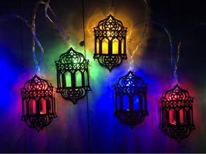 Luci LED a Forma di Lanterna da 1,65m, 10 Pezzi, Decorazione Ramadan Eid Mubarak Kareem per <span class=keywords><strong>Feste</strong></span> <span class=keywords><strong>Islamiche</strong></span> - Product Image 4