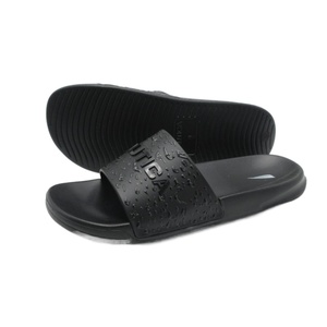 Sandales avec motif de lettres pour hommes, sandales coulissantes à bout ouvert, avec support tubulaire en arc et semelle épaisse, style classique et ample, 2021 - Product Image 2