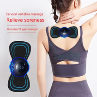Masajeador EMS Portátil de Cuerpo Completo ABS con Múltiples Modos, Actúa en Grupos Musculares de Piernas, Brazos y Cintura