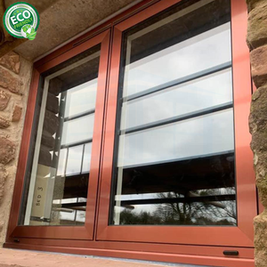 Ventanas insonorizadas de toldo de aluminio alto de diseño moderno insonorizadas Ventanas de vidrio de baño de estilo oscilante de doble acristalamiento - Product Image 1