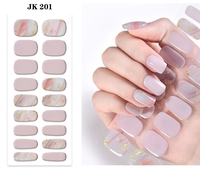 Enveloppements d'ongles en gel semi-durci de haute qualité Lampe UV longue durée nécessaire Bande d'autocollants pour ongles