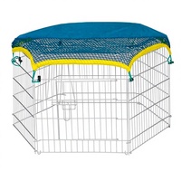 Cage pour chien, clôture facile à assembler, portable, durable, grand espace, bricolage, fil métallique galvanisé, enclos pour animaux de compagnie écologique, lapin