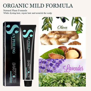 Jiaying Teinture capillaire semi-permanente Crème de couleur de qualité supérieure avec logo personnalisé Formule sans ammoniaque Tinte de cabello bio et naturelle - Product Image 4