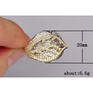 H079 Anello di Lusso da Donna in Oro Massiccio 18K con Diamante Taglio Brillante Rotondo Colore G Naturale Gioielli da Matrimonio - Product Image 5