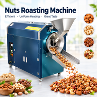 Torréfacteur Électrique Automatique pour Grains de Café, Cacao, Arachides, Machine à Torréfier en Acier Inoxydable pour Châtaignes, Noix, Graines de Tournesol