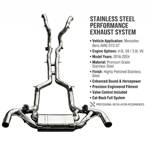 Vortex Global-Shop Preferred Stainless Steel Modification <b>Kit</b> For Mercedes-Benz AMG GTS GT 4.0T 3.0T 2016-2024 - Product Image 1