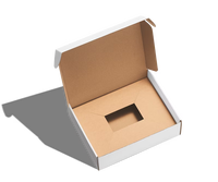 Scatola Pieghevole in Cartone Kraft Marrone Ecologica di Lusso Personalizzata con Stampa Offset e Bronzatura per Confezioni Regalo