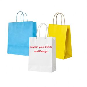 <b>Printed</b> Logo For Children With Rope Handle Customized Gift Paper Bag - Product Image 1