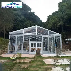 Carpa de techo transparente para eventos al aire libre, carpa de 10 marquesina diseñada para boda