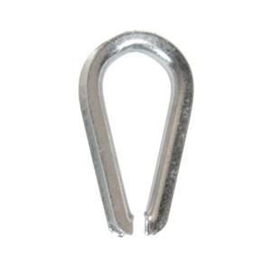 TTAKE Steel <b>Light</b> Type Galvanized Wire <b>Rope</b> Clips 19.2mm C 4mm 6mm R 11mm B 17.5mm a - Product Image 2