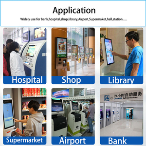 <span class=keywords><strong>17</strong></span> 19 21.5 inch màn hình cảm ứng tự dịch vụ thông tin truy vấn kỹ thuật số <span class=keywords><strong>kiosk</strong></span> tương tác cho ngân hàng khách sạn thư viện - Product Image 6