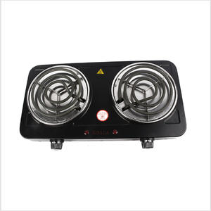 Placa Calefactora Eléctrica de Doble Quemador de 2000W con Temperatura Ajustable 110V/220V para Encimera - Precio de Fábrica - Product Image 5