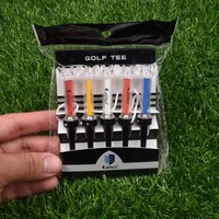 Tees de golf magnétiques premium, support en plastique pour tees, 79-90 mm, lot de 5, accessoires d'extérieur durables et étanches pour le driving range