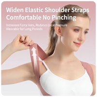 Correcteur de posture fin, invisible et respirant pour femmes, soutien des épaules ouvertes, dos droit, correction de la cyphose, soutien lombaire et de la taille
