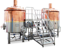 Équipement de brassage de bière 200L, cuve de fermentation, cuve sous pression SUS304, épaisseur intérieure 3mm, polissage miroir, contrôle PID