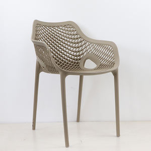 Muestra Gratis Silla <span class=keywords><strong>de</strong></span> Plástico Moderna <span class=keywords><strong>para</strong></span> Patio, Fuerte, Apilable, con Respaldo Hueco y Resistente a los Rayos UV <span class=keywords><strong>para</strong></span> Jardín - Product Image 1