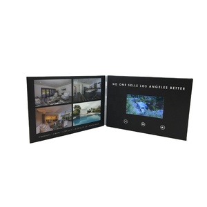 Tarjeta de Felicitación Publicitaria con <span class=keywords><strong>Video</strong></span> <span class=keywords><strong>LCD</strong></span>, Modelo Popular de 4.3 Pulgadas, Tarjeta de Invitación con Personajes de TV y Cine, Regalo Empresarial de Papel, Europa - Product Image 4