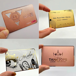 Custom Free Design Logo <strong>Blank</strong> Metal Metallic Gold Magnetic <strong>Business</strong> <strong>Cards</strong> - Product Image 6
