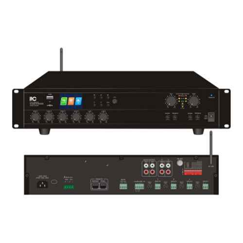 ITC PA System Zone Mixer Amplifier 4 6 Zones Digital Mixer Power Amplifier