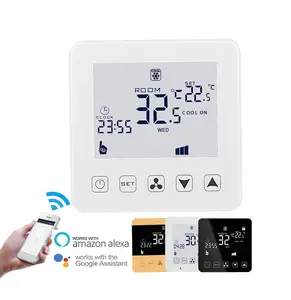 HVAC Thermostat Khách Sạn Kiểm Soát Mua Sắm Giá Cảm Biến Không Khí Modbus Điều Khiển Trung Tâm Wifi