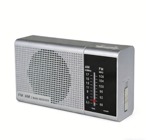 Radio Portatile AM FM con Antenna Telescopica, Alimentata a Batterie AA, Ideale per il Campeggio - Product Image 1