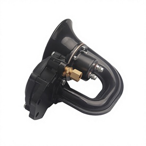 Klaxon électrique à sonorité élevée pour camions et véhicules d'ingénierie, 12V, noir, klaxon à air universel - Product Image 5
