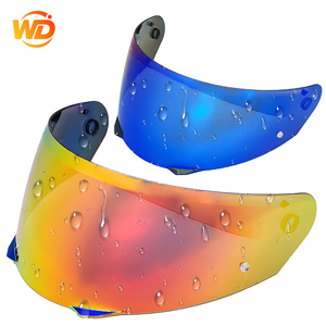 Nouvelle visière de remplacement pour casque intégral HJ-33 I90 - Écran miroir multicolore <span class=keywords><strong>Iridium</strong></span> anti-UV anti-rayures pour moto - Product Image 1