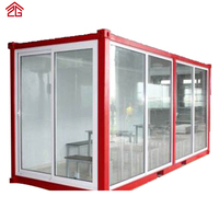 Maison conteneur préfabriquée Allstar pour bureau, avec panneaux sandwich, fenêtre étanche, pour dortoir de travailleurs portable, style Mid-century