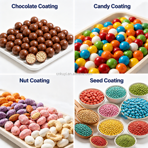 Machine semi-automatique de revêtement et de polissage pour chocolats, noix et bonbons en acier inoxydable 304 de qualité alimentaire, avec emballage en bois – Meilleure vente - Product Image 2