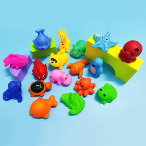 A granel dibujos animados niño goma baño juguete Animal niño bebé bañera Squirter baño ducha <span class=keywords><strong>mar</strong></span> Animal baño juguete - Product Image 2