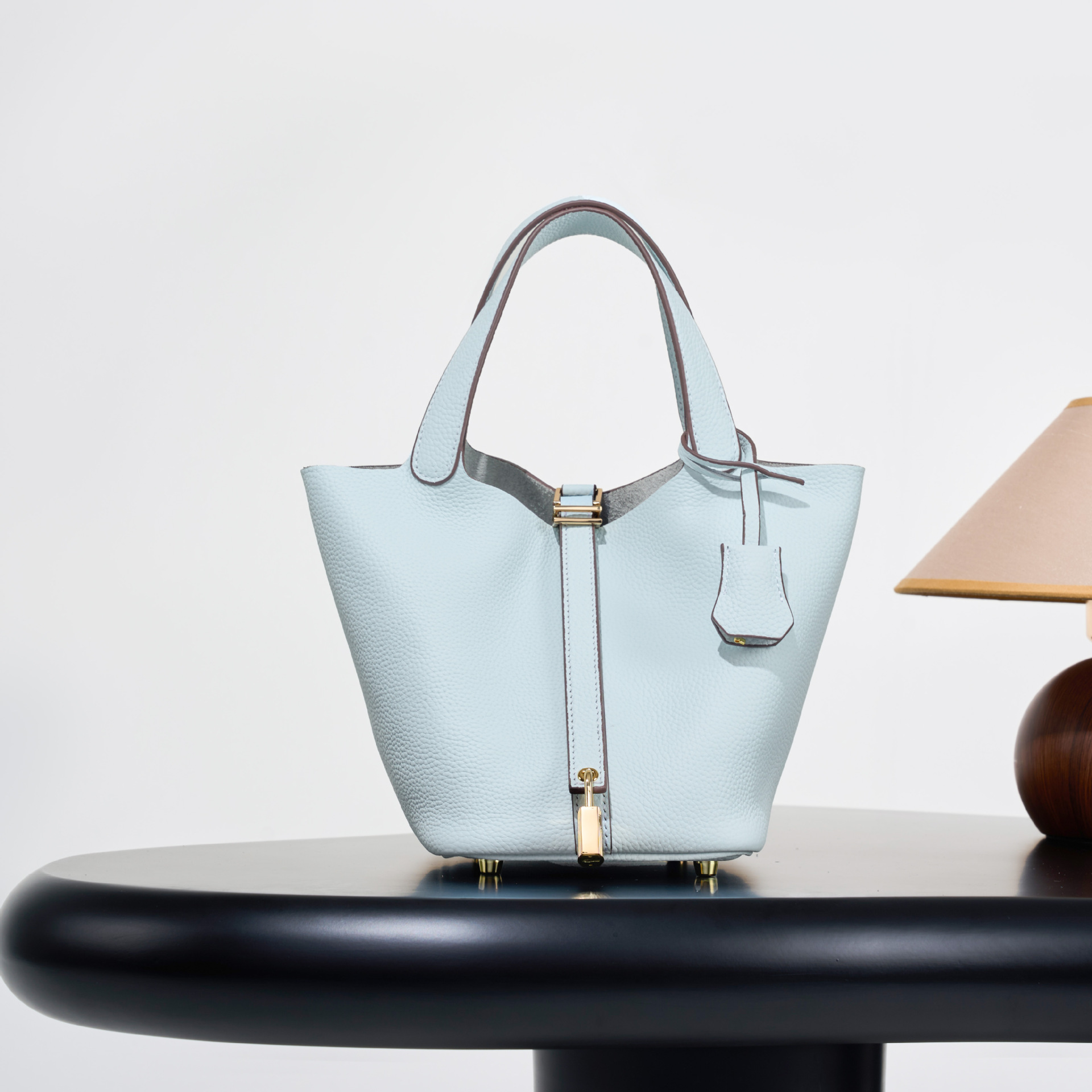 Boucle Saint Graal bleu-or