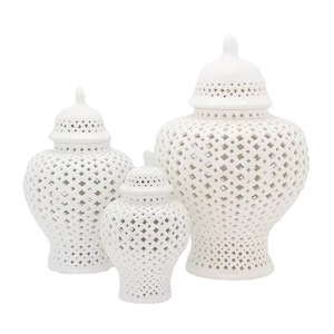 Nouveautés 2024 : Vase à fleurs classique, vase en céramique vintage pour bureau ou sol, pots à gingembre de luxe pour la décoration d'hôtels, de mariages et de maisons - Product Image 5